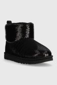 Зимові чоботи UGG Classic Mini Mirror Ball колір чорний 1151291