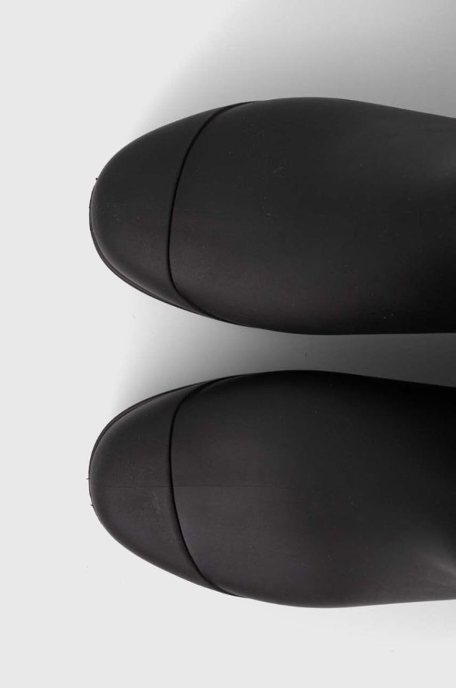 Чоботи UGG Droplet Tall жіночі колір чорний на плоскому ходу злегка утеплена 1151350 фото 5