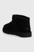 Замшеві чоботи UGG Classic Ultra Mini Bling колір чорний 1153777