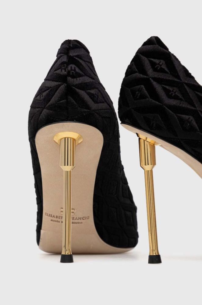 Туфлі Elisabetta Franchi колір чорний SA32L36E2 фото 3