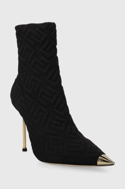 Черевики Elisabetta Franchi жіночі колір чорний на шпильці SA34L36E2 фото 2