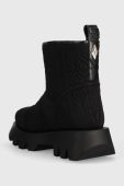 Черевики Elisabetta Franchi жіночі колір чорний на платформі утеплене SA40B36E2