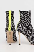 Черевики Elisabetta Franchi жіночі колір чорний на шпильці SA43L36E2