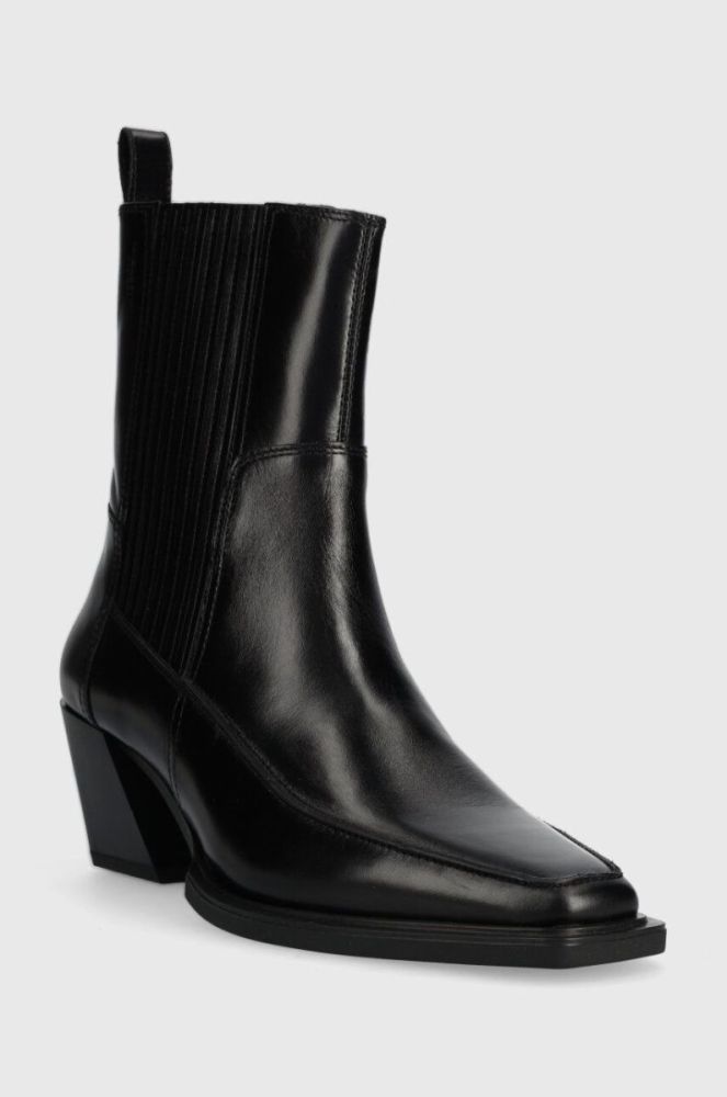 Шкіряні черевики Vagabond Shoemakers ALINA жіночі колір чорний каблук блок 5421.201.20 фото 2
