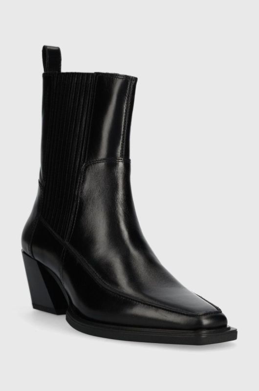 Шкіряні черевики Vagabond Shoemakers ALINA жіночі колір чорний каблук блок 5421.201.20 фото 2