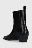 Шкіряні черевики Vagabond Shoemakers ALINA жіночі колір чорний каблук блок 5421.201.20