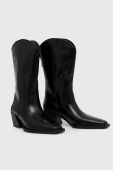 Шкіряні черевики Vagabond Shoemakers ALINA жіночі колір чорний каблук блок 5421.501.20