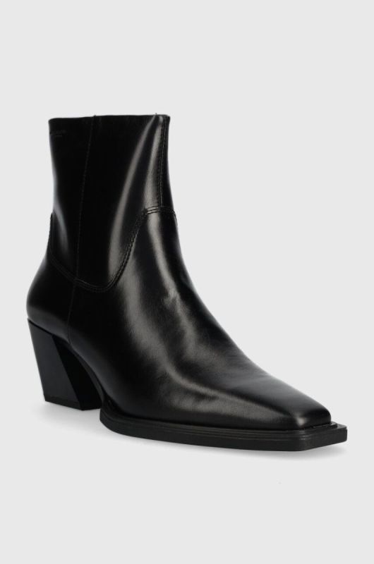 Шкіряні черевики Vagabond Shoemakers ALINA жіночі колір чорний каблук блок 5621.001.20 фото 2