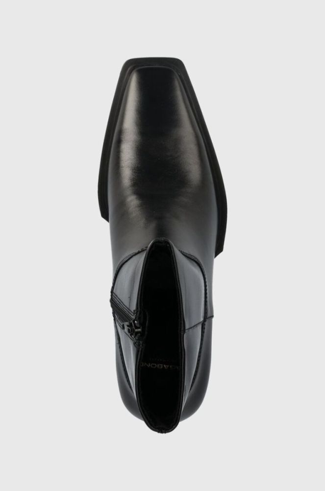 Шкіряні черевики Vagabond Shoemakers ALINA жіночі колір чорний каблук блок 5621.001.20 фото 4