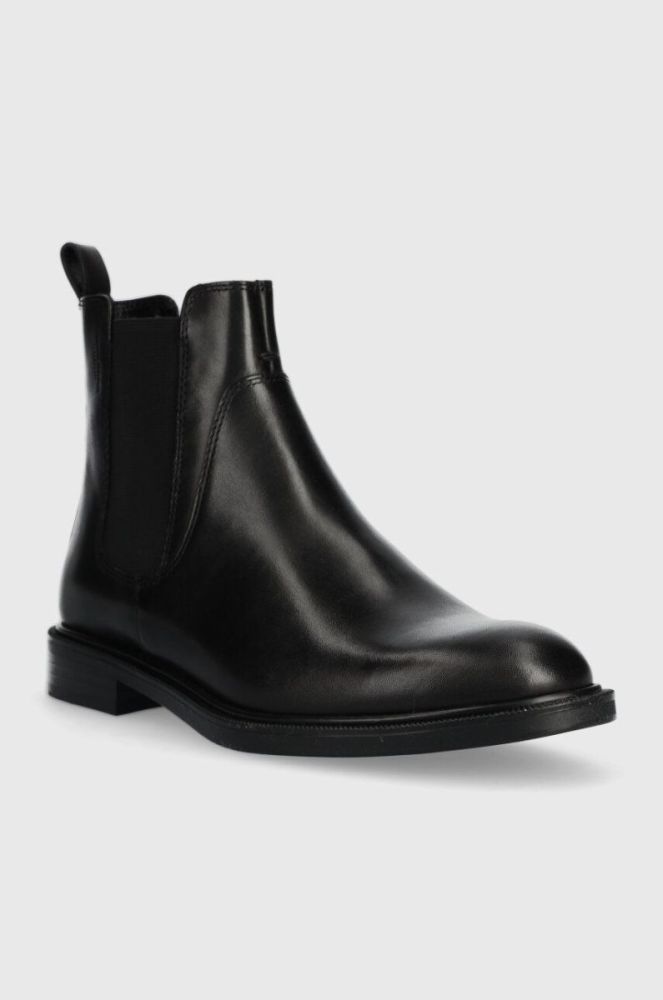 Шкіряні черевики Vagabond Shoemakers AMINA жіночі колір чорний на плоскому ходу 5603.001.20 фото 2