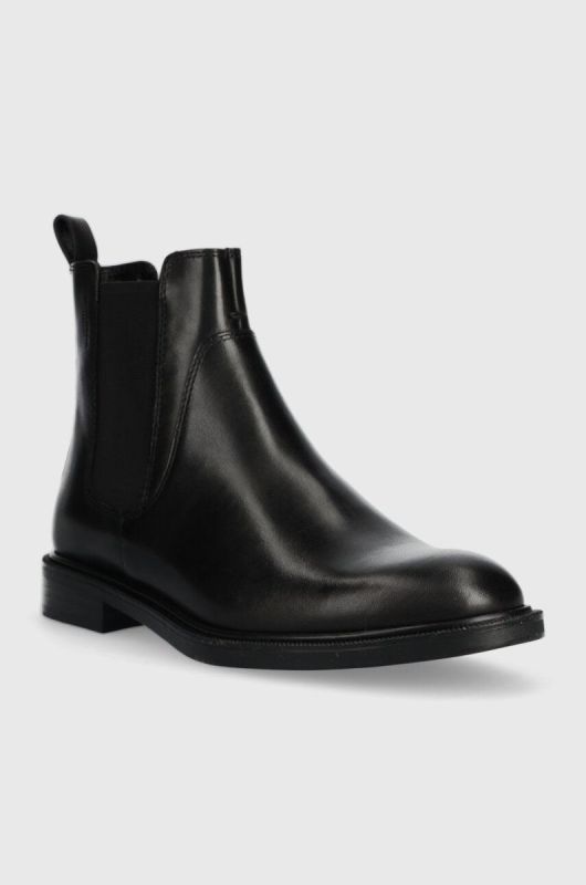 Шкіряні черевики Vagabond Shoemakers AMINA жіночі колір чорний на плоскому ходу 5603.001.20 фото 2