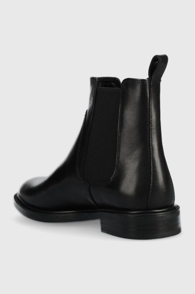 Шкіряні черевики Vagabond Shoemakers AMINA жіночі колір чорний на плоскому ходу 5603.001.20 фото 3