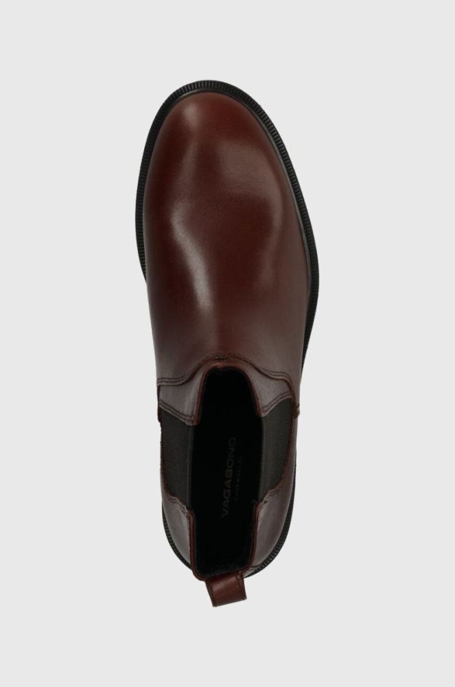 Шкіряні черевики Vagabond Shoemakers AMINA жіночі колір червоний на плоскому ходу 5603.001.27 фото 4