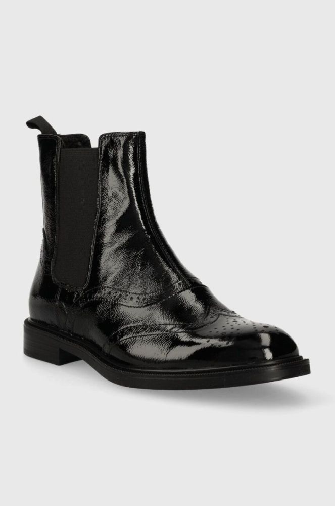 Шкіряні черевики Vagabond Shoemakers AMINA жіночі колір чорний на плоскому ходу 5603.160.20 фото 2
