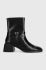 Шкіряні черевики Vagabond Shoemakers ANSIE жіночі колір чорний каблук блок 5645.301.20