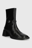 Шкіряні черевики Vagabond Shoemakers ANSIE жіночі колір чорний каблук блок 5645.301.20