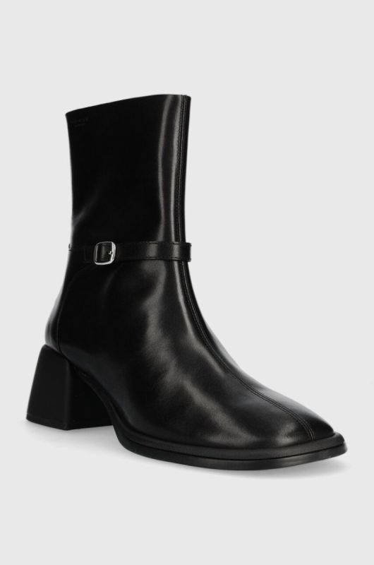 Шкіряні черевики Vagabond Shoemakers ANSIE жіночі колір чорний каблук блок 5645.301.20 фото 2