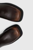 Шкіряні чоботи Vagabond Shoemakers DORAH жіночі колір коричневий каблук блок 5642.718.33