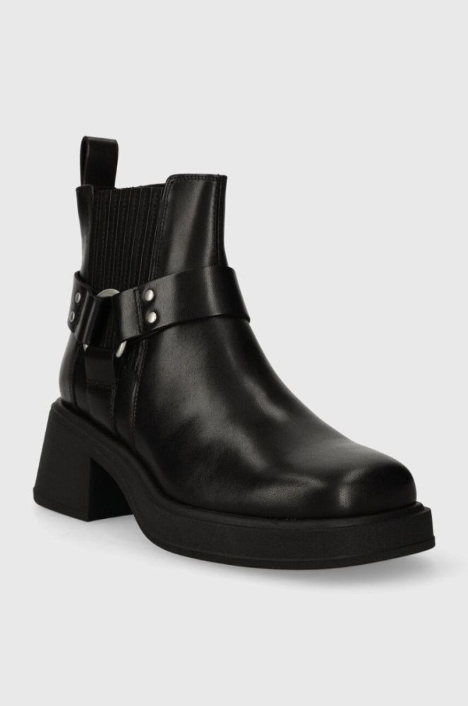 Шкіряні черевики Vagabond Shoemakers DORAH жіночі колір чорний на плоскому ходу 5642.801.20 фото 2