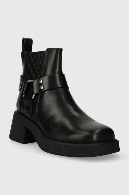 Шкіряні черевики Vagabond Shoemakers DORAH жіночі колір чорний на плоскому ходу 5642.801.20 фото 2
