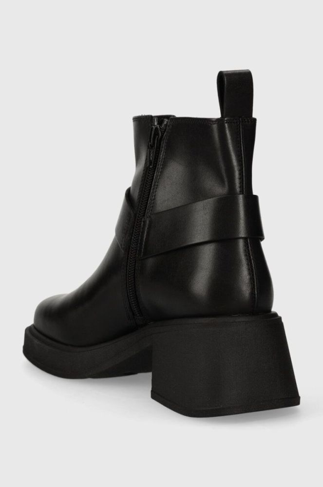 Шкіряні черевики Vagabond Shoemakers DORAH жіночі колір чорний на плоскому ходу 5642.801.20 фото 3