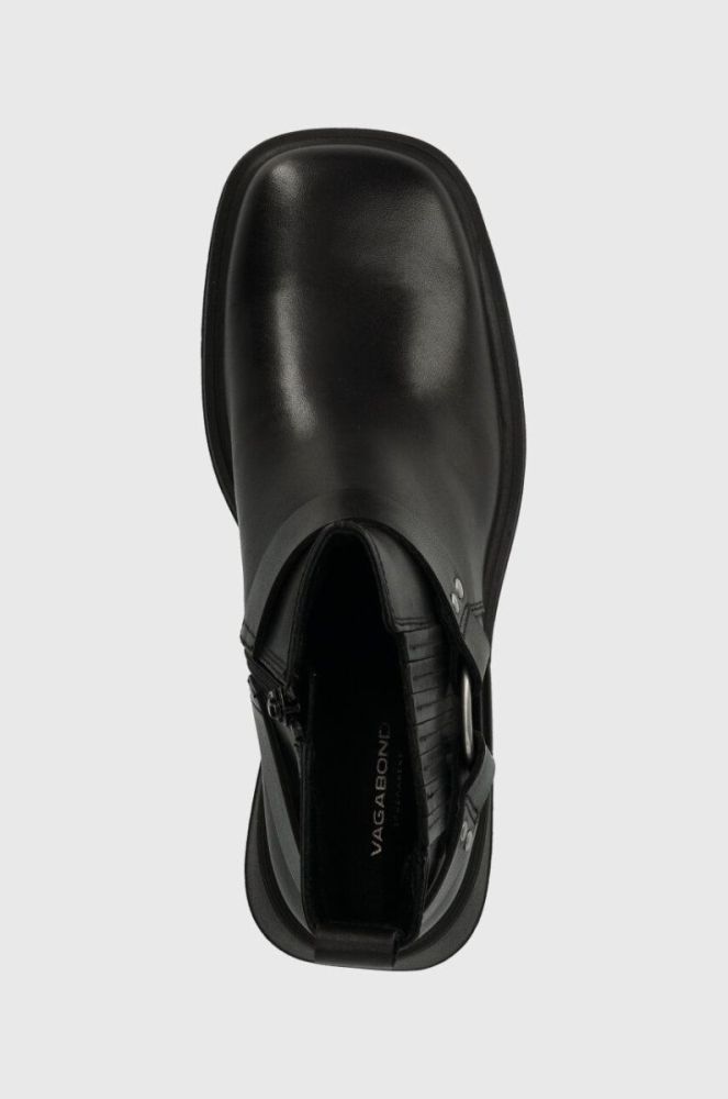 Шкіряні черевики Vagabond Shoemakers DORAH жіночі колір чорний на плоскому ходу 5642.801.20 фото 4