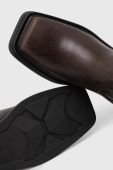 Шкіряні чоботи Vagabond Shoemakers EYRA жіночі колір коричневий на плоскому ходу 5652.009.19