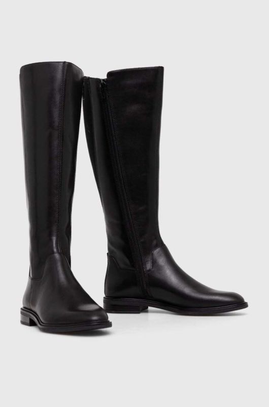 Шкіряні чоботи Vagabond Shoemakers FRANCES 2.0 жіночі колір чорний на плоскому ходу 5606.201.20 фото 2