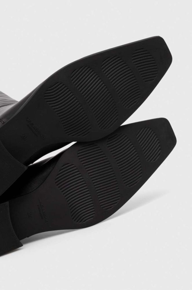 Шкіряні чоботи Vagabond Shoemakers NELLA жіночі колір чорний на плоскому ходу 5616.101.20 фото 5