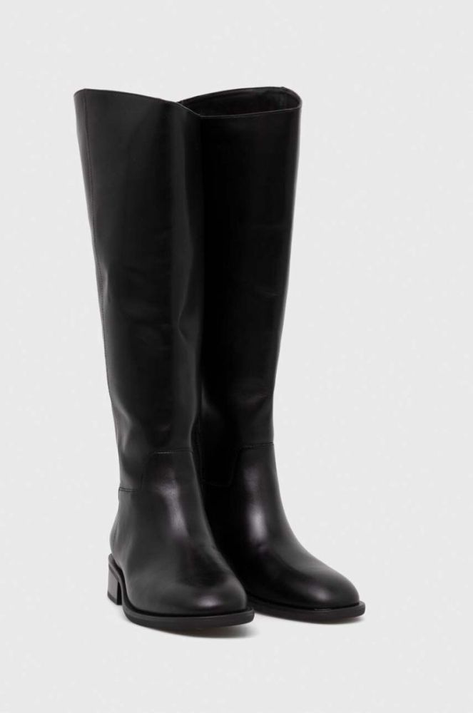 Шкіряні чоботи Vagabond Shoemakers SHEILA жіночі колір чорний на плоскому ходу 5635.001.20 фото 2