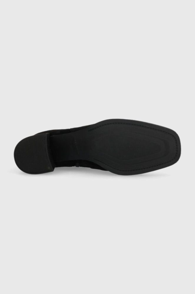 Замшеві черевики Vagabond Shoemakers STINA жіночі колір чорний каблук блок 5609.040.20 фото 5
