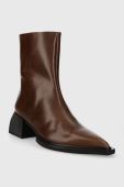 Шкіряні черевики Vagabond Shoemakers VIVIAN жіночі колір коричневий каблук блок 5453.001.19
