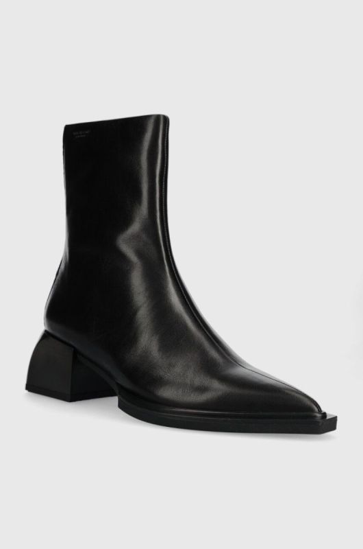 Шкіряні черевики Vagabond Shoemakers VIVIAN жіночі колір чорний на плоскому ходу 5453.001.20 фото 2