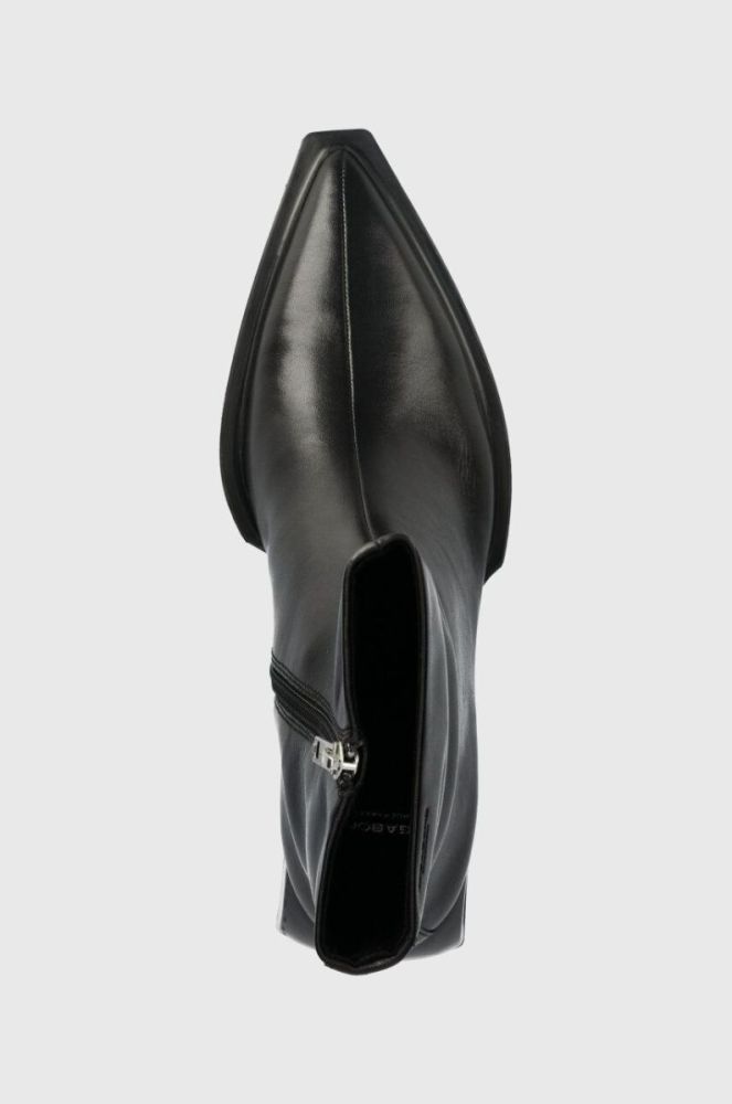 Шкіряні черевики Vagabond Shoemakers VIVIAN жіночі колір чорний на плоскому ходу 5453.001.20 фото 4