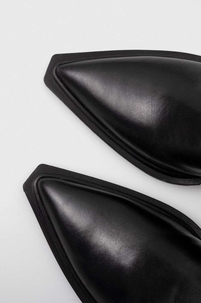 Шкіряні чоботи Vagabond Shoemakers VIVIAN жіночі колір чорний каблук блок 5453.101.20 фото 5