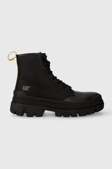 Черевики Caterpillar HARDWEAR HI жіночі колір чорний на плоскому ходу P111327