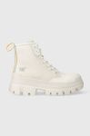 Черевики Caterpillar HARDWEAR HI жіночі колір білий на платформі P111328 Черевики Caterpillar HARDWEAR HI жіночі колір білий на платформі P111328