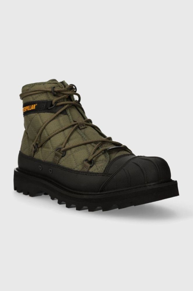 Черевики Caterpillar OMAHA ALT LACE x Nigel Cabourn жіночі колір зелений на плоскому ходу P111316 фото 2