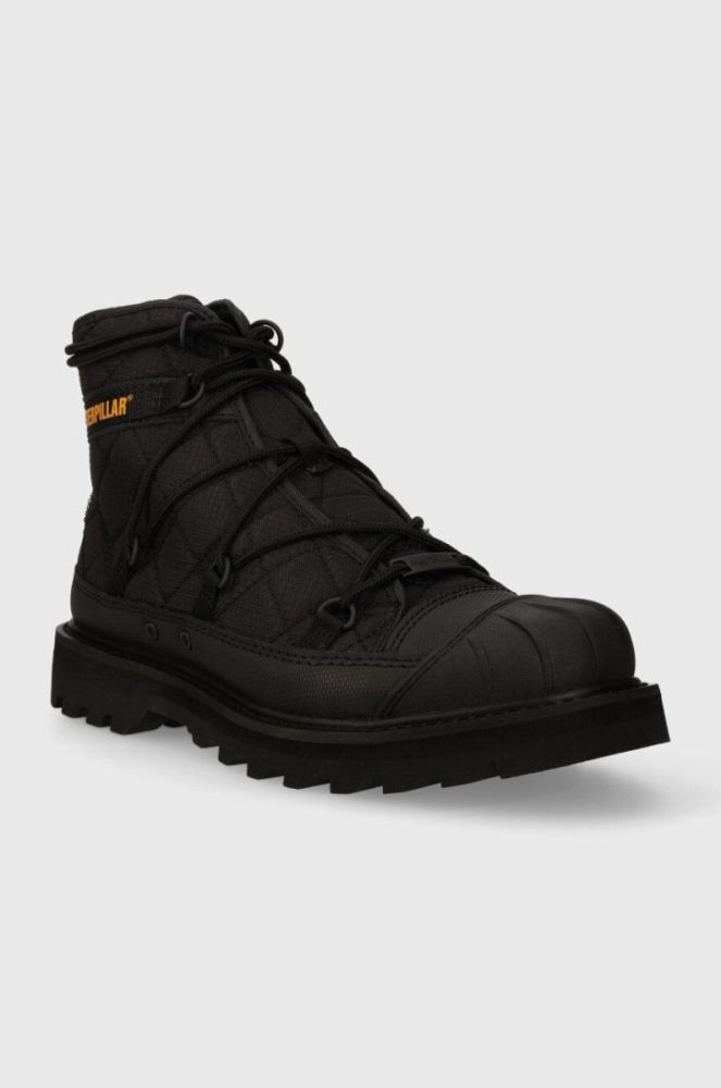 Черевики Caterpillar OMAHA ALT LACE x Nigel Cabourn жіночі колір чорний на плоскому ходу злегка утеплена P111317 фото 2