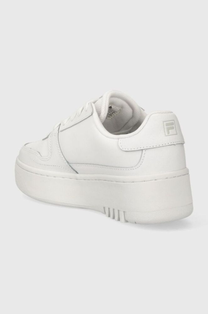 Шкіряні кросівки Fila FXVENTUNO PLATFORM колір білий фото 3