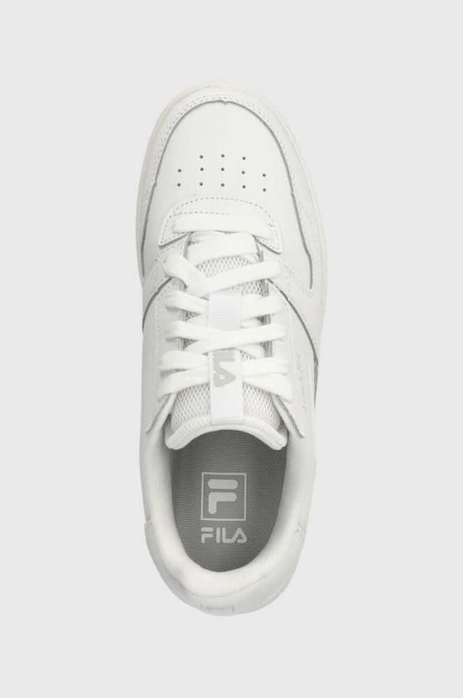 Шкіряні кросівки Fila FXVENTUNO PLATFORM колір білий фото 4
