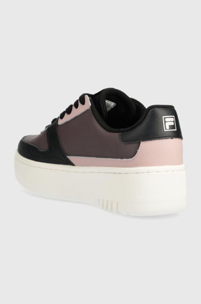 Шкіряні кросівки Fila FXVENTUNO PLATFORM колір фіолетовий фото 3