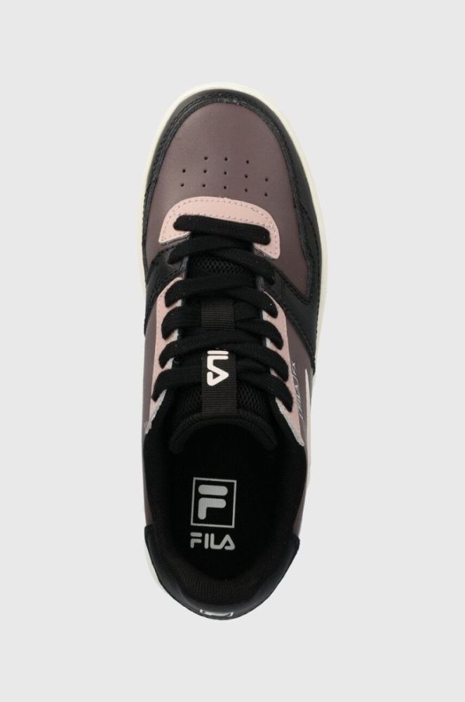 Шкіряні кросівки Fila FXVENTUNO PLATFORM колір фіолетовий фото 4