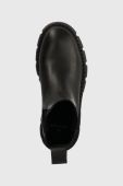 Шкіряні черевики Copenhagen жіночі колір чорний на платформі CPH137 vitello