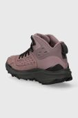 Черевики The North Face Vectiv Exploris 2 Mid Futurelight Leather жіночі колір фіолетовий