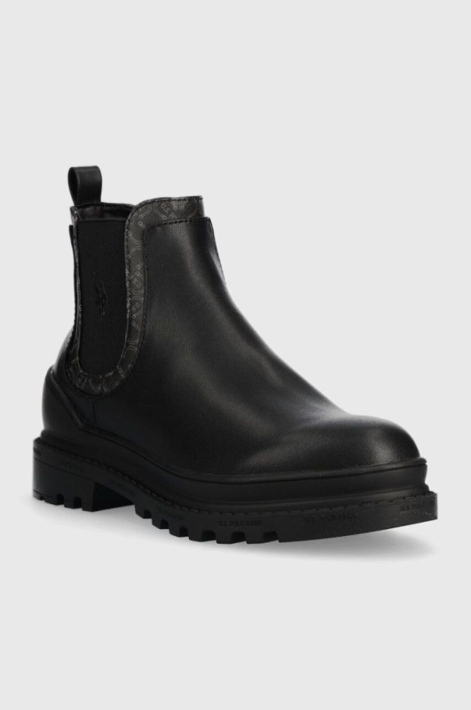 Черевики U.S. Polo Assn. BRUNA жіночі колір чорний на плоскому ходу BRUNA012W/CY1 фото 2