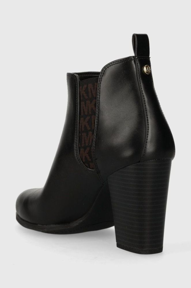 Черевики MICHAEL Michael Kors Evaline жіночі колір чорний каблук блок 40F3EVHEGL фото 3