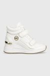 Шкіряні кросівки MICHAEL Michael Kors Gentry колір білий 43F3GYFE1L Шкіряні кросівки MICHAEL Michael Kors Gentry колір білий 43F3GYFE1L