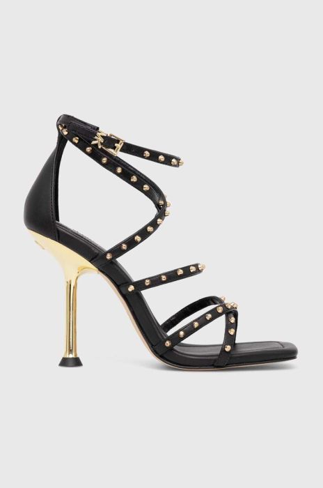 Шкіряні сандалі MICHAEL Michael Kors Imani колір чорний 40F3IMHS1L