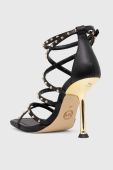 Шкіряні сандалі MICHAEL Michael Kors Imani колір чорний 40F3IMHS1L